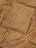 Hand-Embellished Chanderi Cotton Suit Set